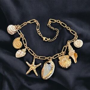 Ocean Treasures Link Necklace by Adina Eden